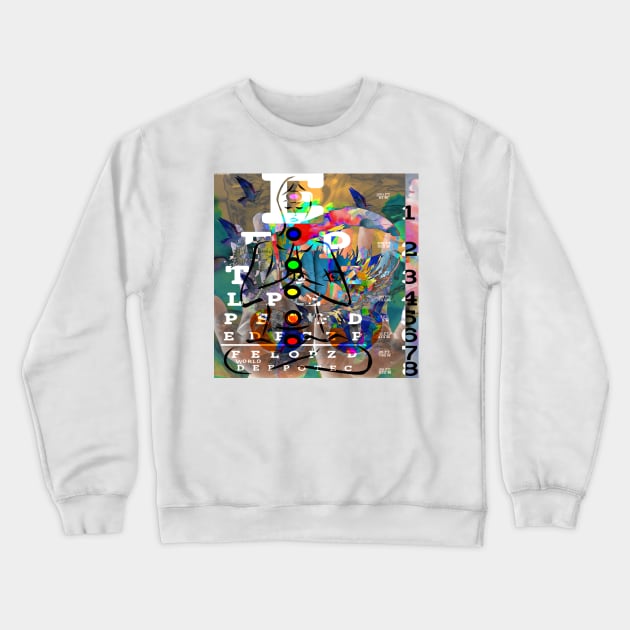 Eye Test Crewneck Sweatshirt by psanchez